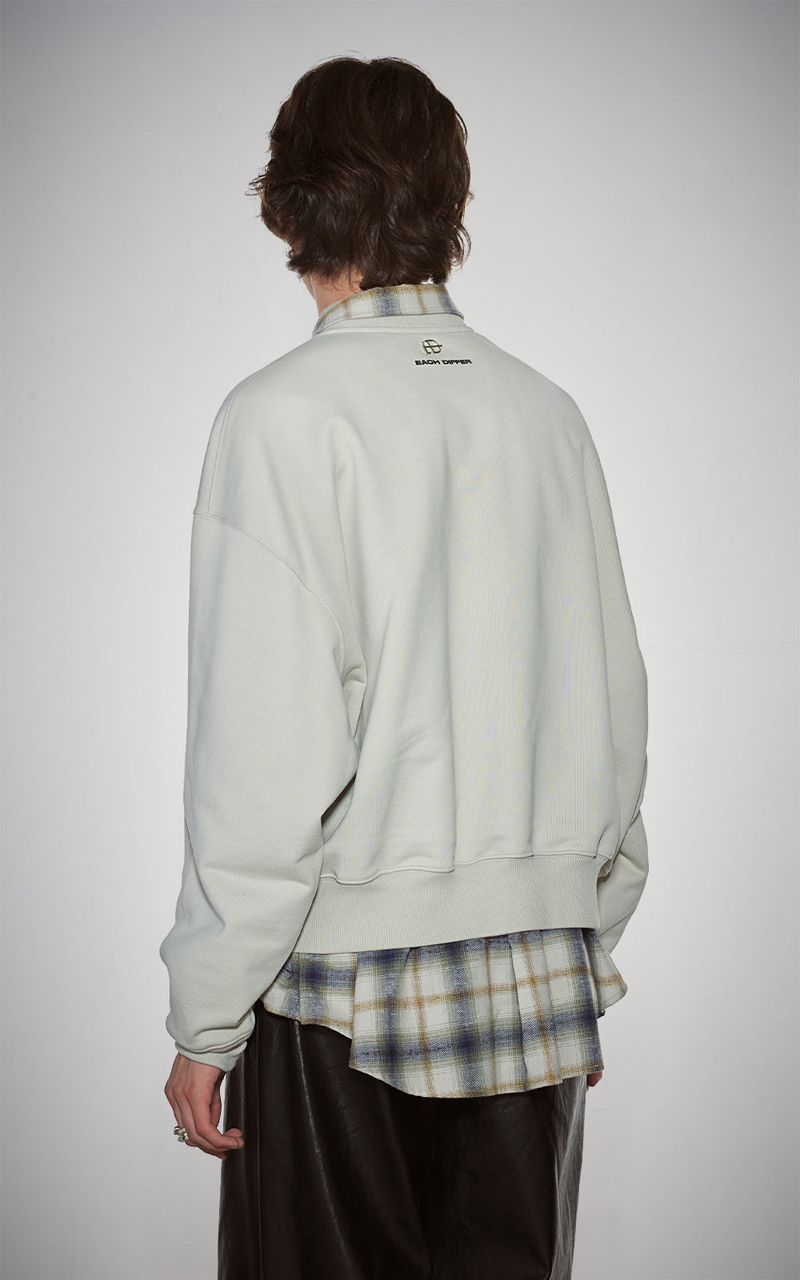 BOLD LOGO SWEATSHIRTS_L.BEIGE