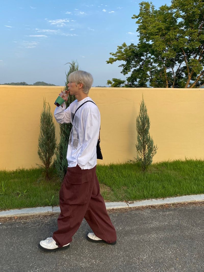 Happo Cargo Balloon Sweat pants 3C
