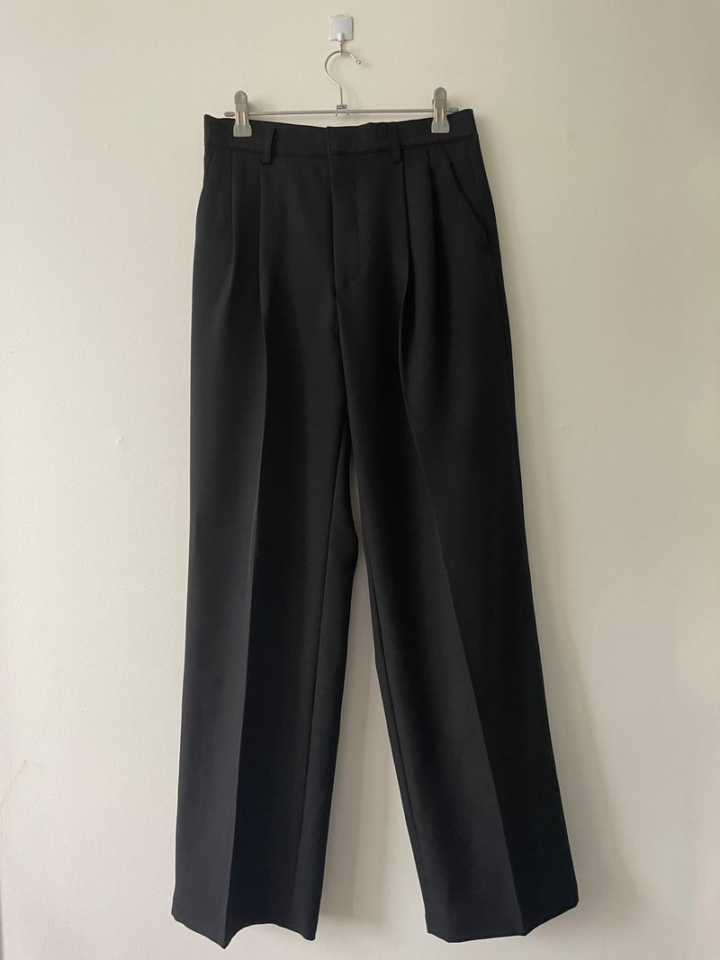 Autumn mute set up wide pants
