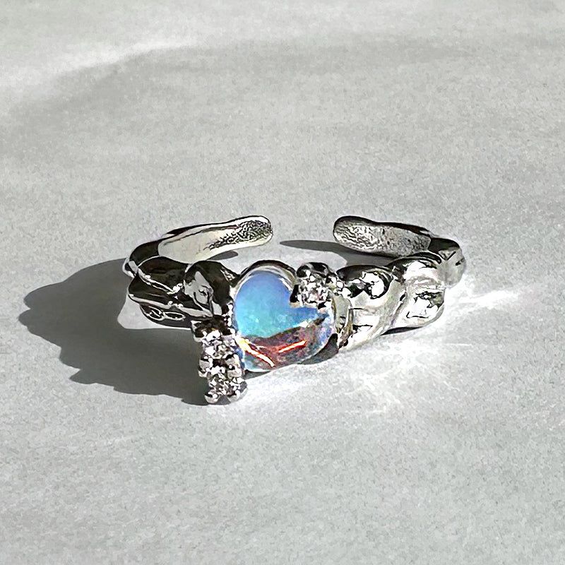 Daily Heart gemstone Ring