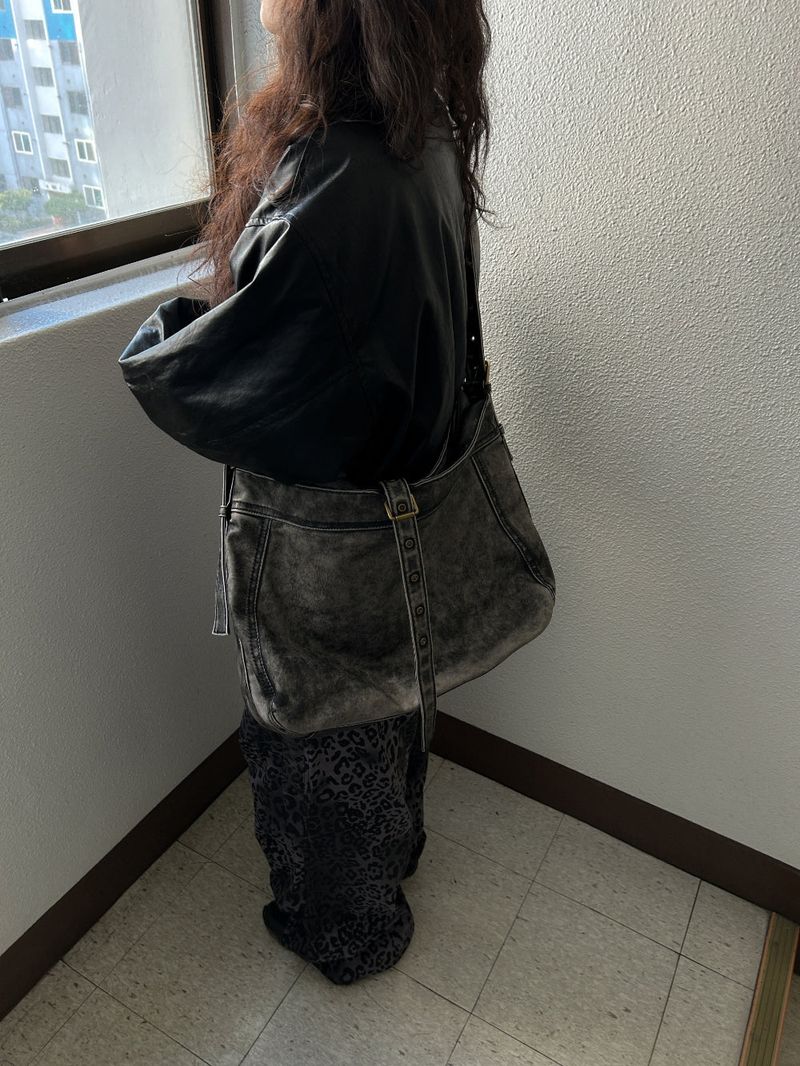(2color) two-way buckle bag