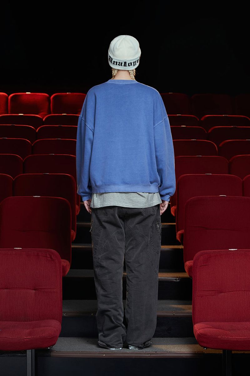 PIGMENT SNOW SWEATSHIRT / BLUE