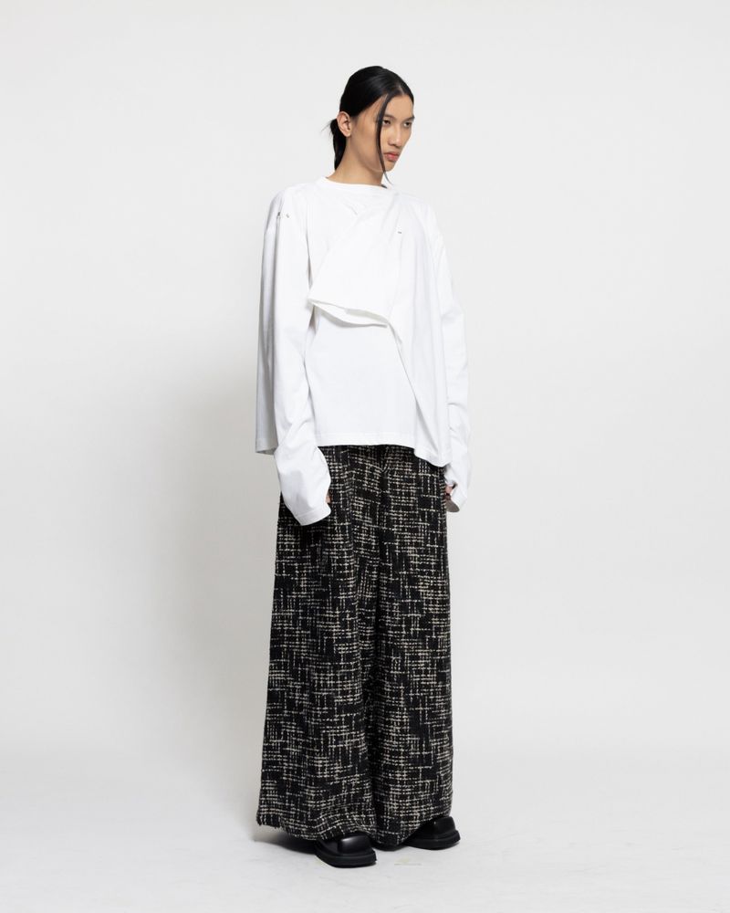 MAZE OVERSIZE TEES - WHITE