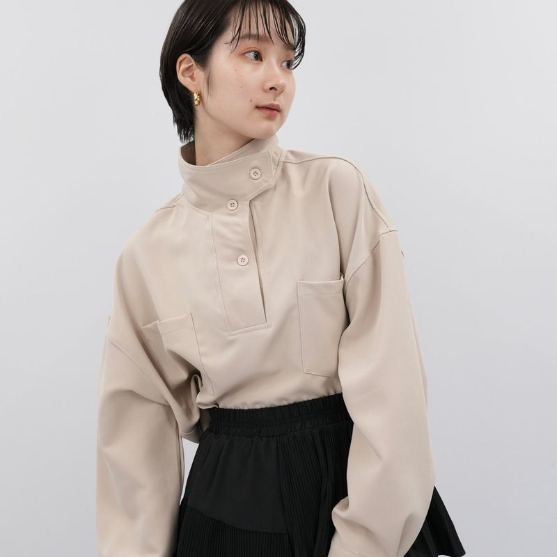 stand collar shirt