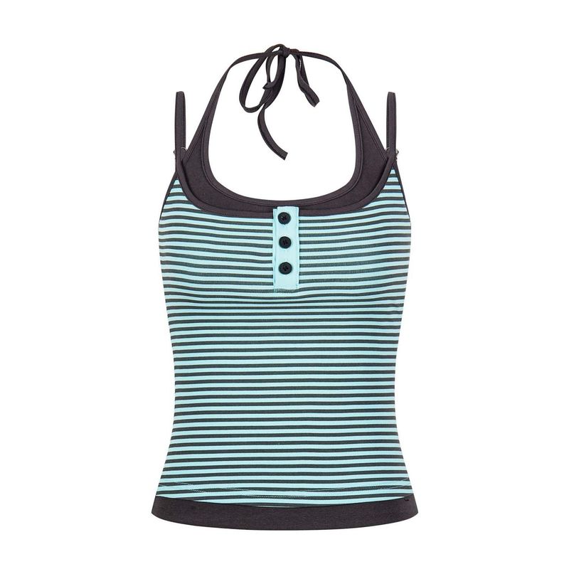 Cozy&Kitsch(コージーアンドキッチ)の「Nayla Button Halter Camisole(Tops)」