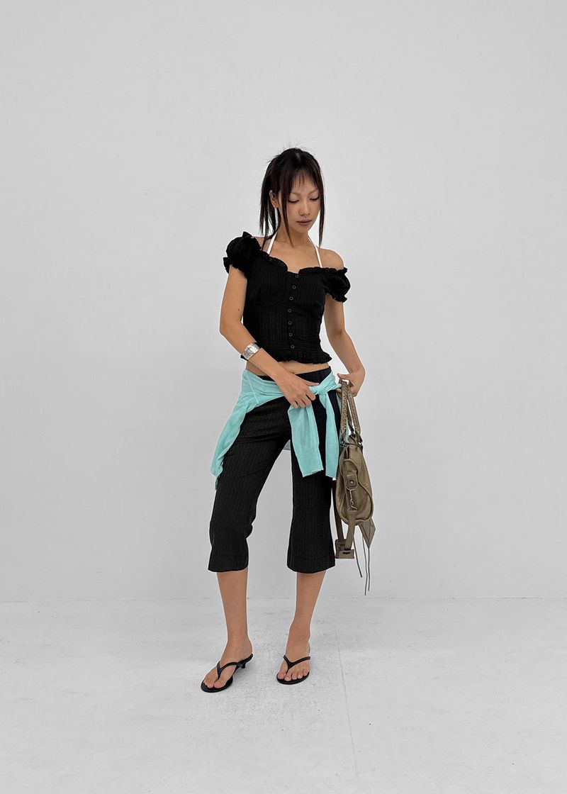 [MADE] Heriki Two-Way Frill Blouse