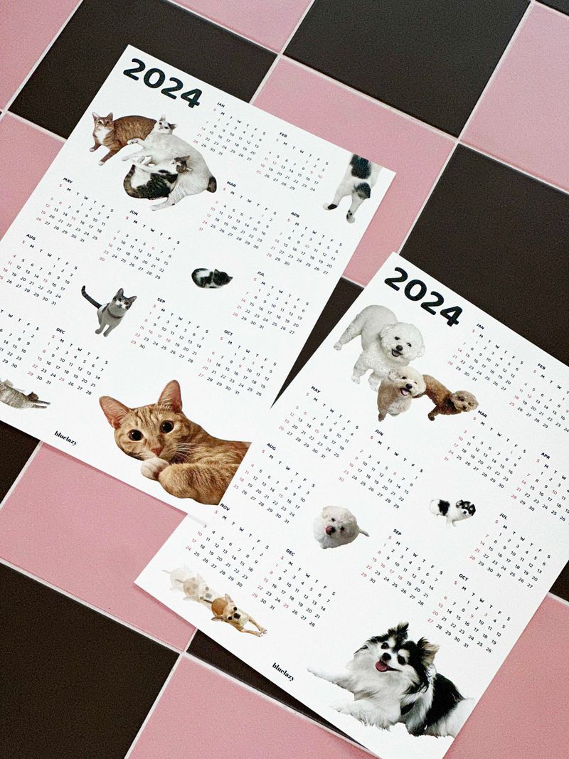 2024 CAT POSTER CALENDAR [A2]