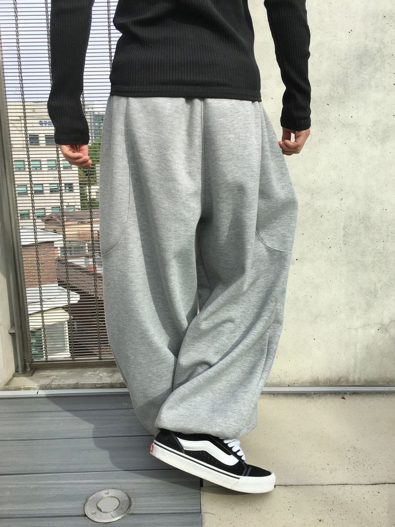 マイルカーブドツーポケットスウェットパンツ 6C