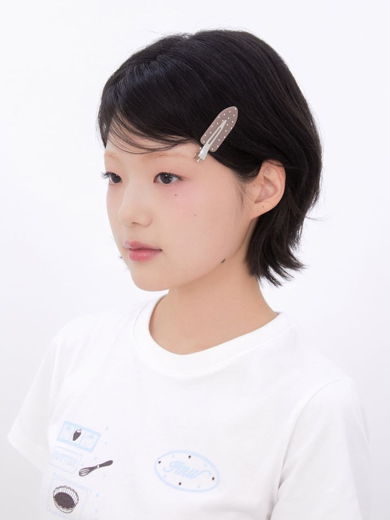 Dot Cookie Hair Clip Set