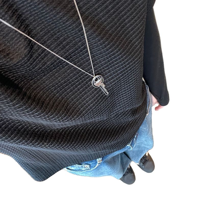 key charm necklace