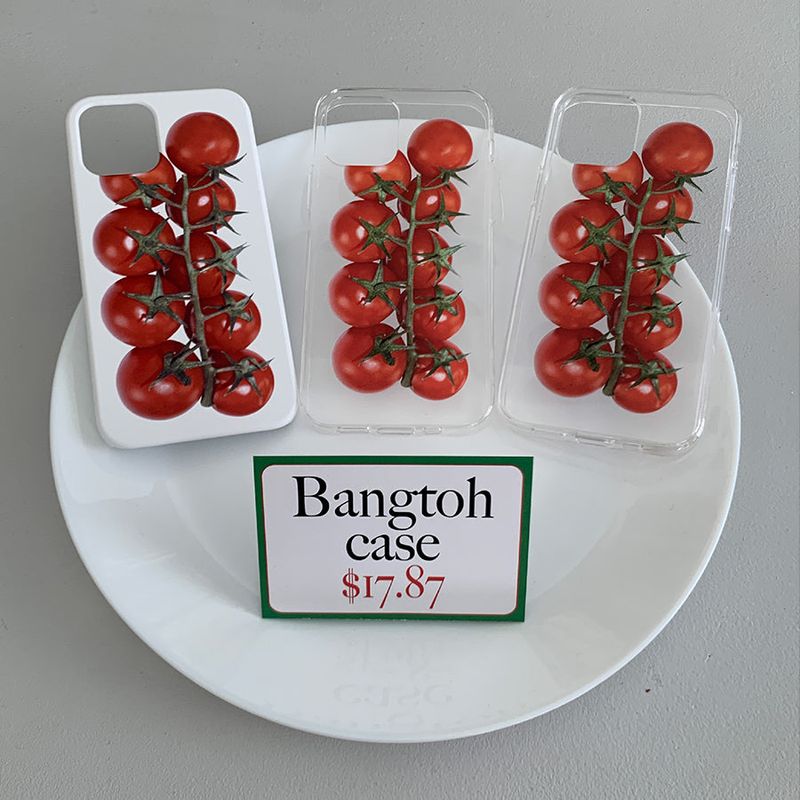 Tomato case - jelly hard