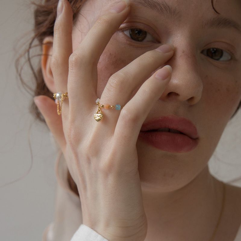 MerryMotive（メリーモチーブ）の「Love candy chain ring（Accessories）」