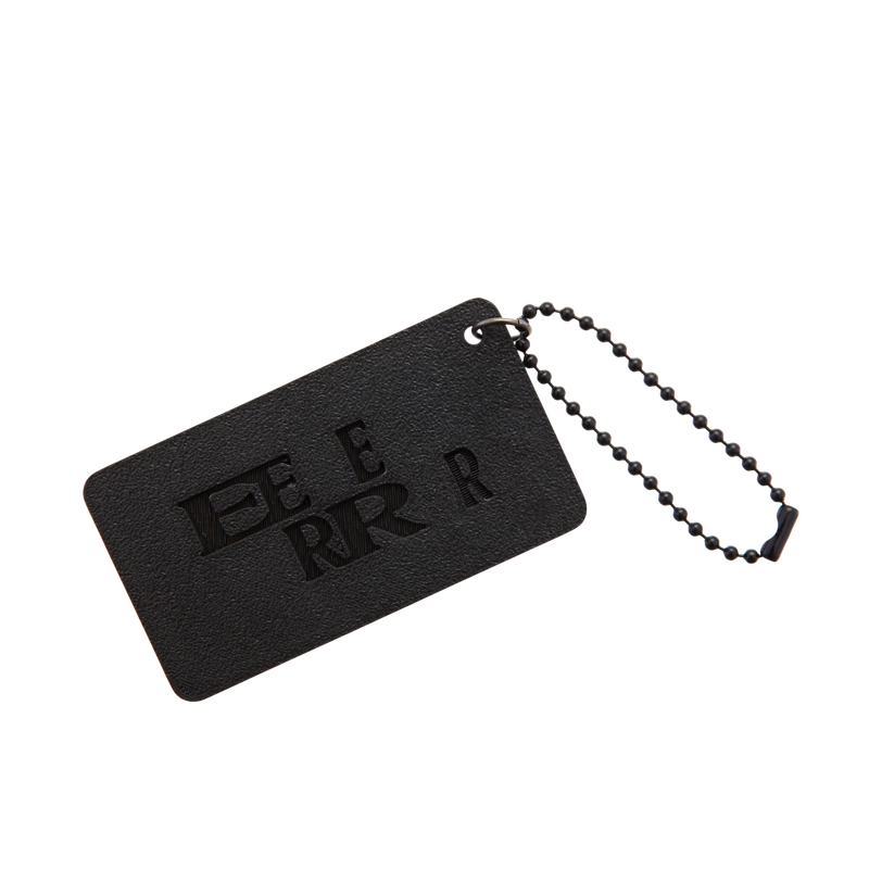 EEERRR number plate keychain (Black)