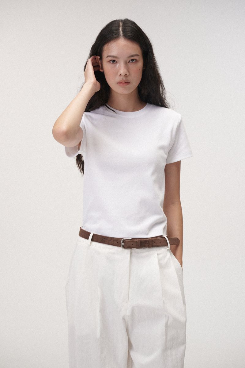 Round half T (Ivory)