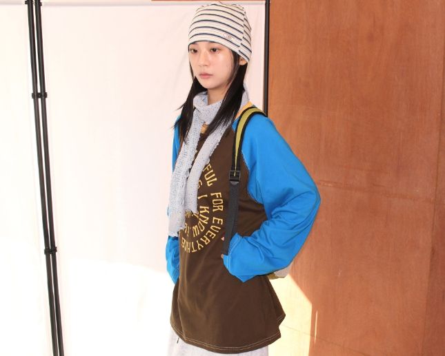STRIPE LABEL BEANIE