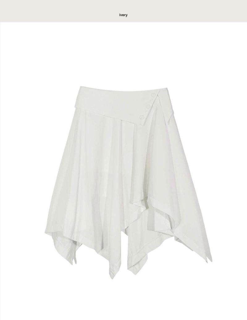 フォレフシーボタンラップアシンメトリックカットsk