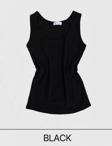 [1+1] Essential Square Neck Sleeveless