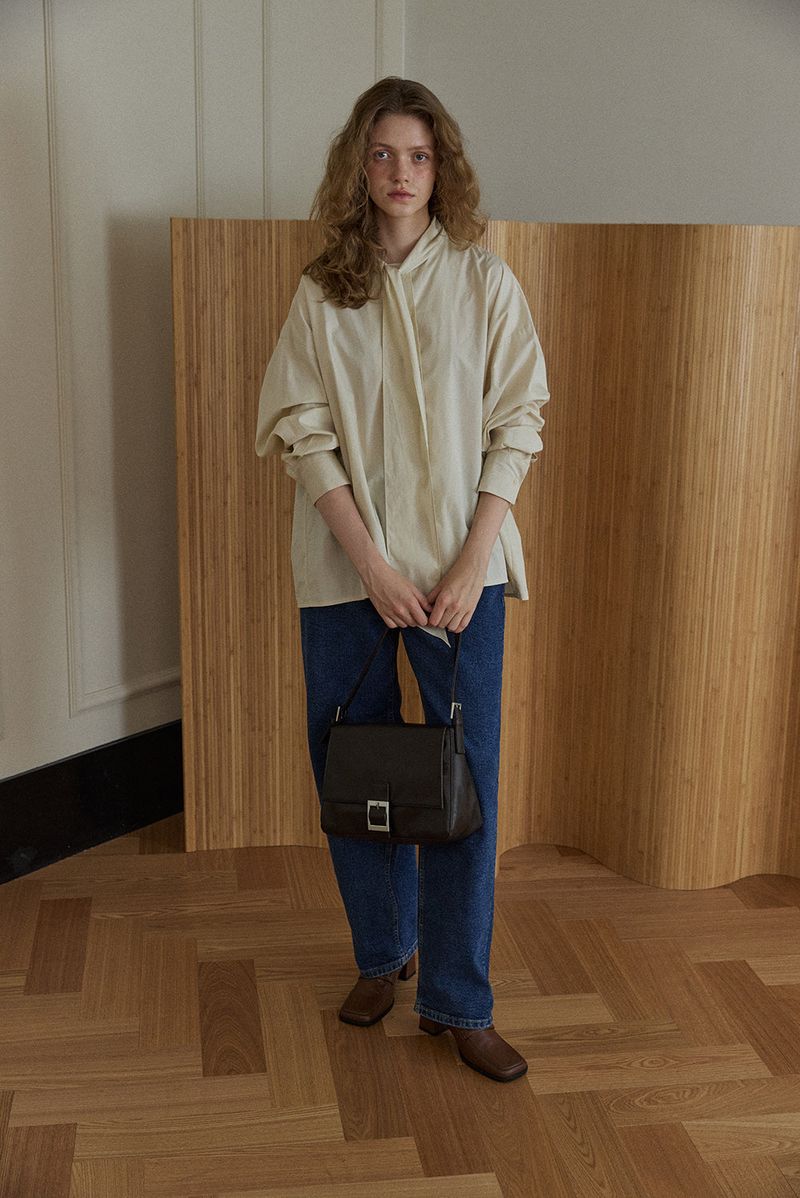 MADE_Clasp Bag/ DARK BROWN