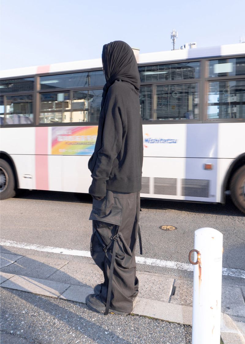 ストラップワイドカーゴパンツ