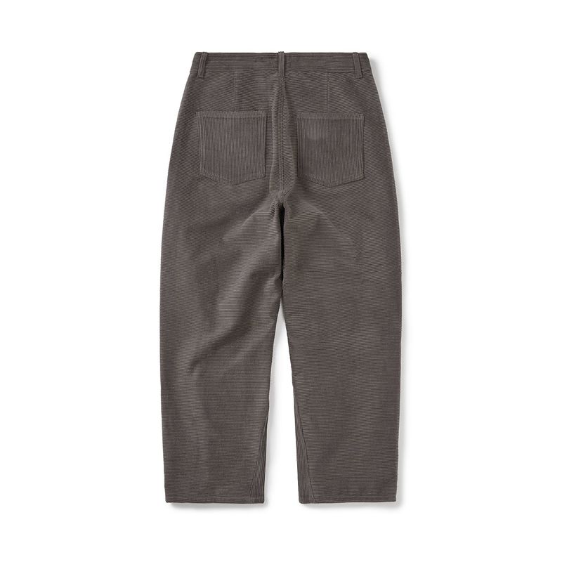 Wonky corduroy pants / Dusty gray