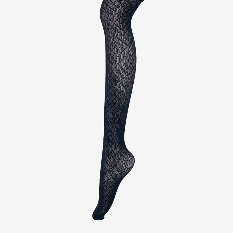 Raffien Dotted Mesh Stockings