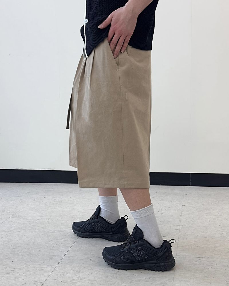 (belt presentation) コットンバミューダパンツ