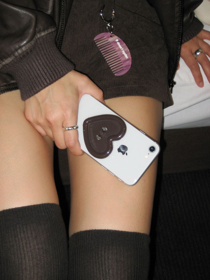 [Formica] Hot Choco Button tok (Heart), Mag safe