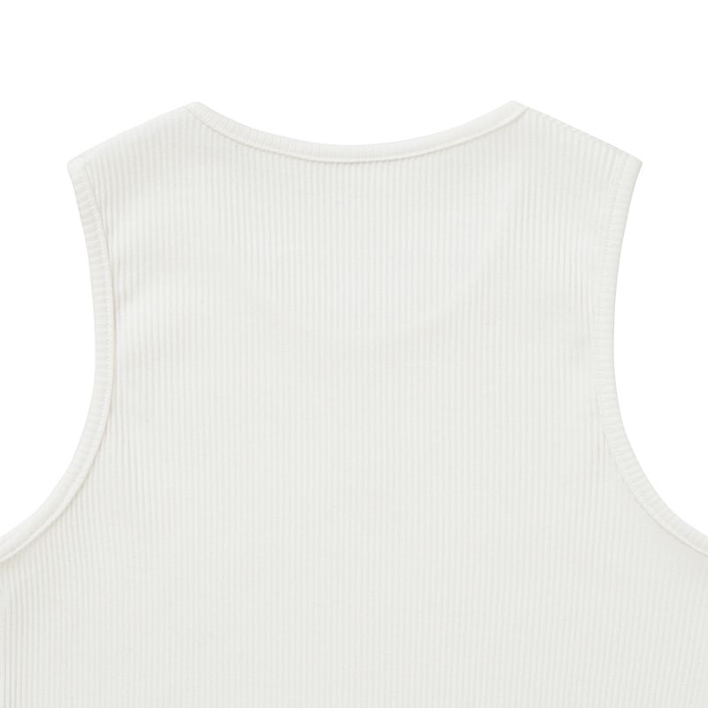 Ake Studded Sleeveless White