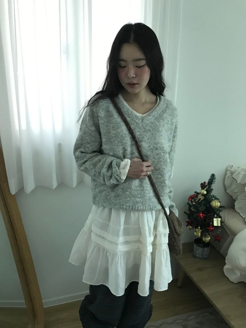 ビクトリアピンタックドレス (2color)