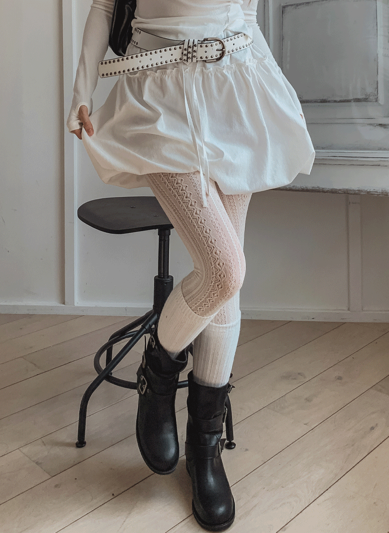 ULAN（ユレン）の「フリルジャガードパフスカート（Skirts）」