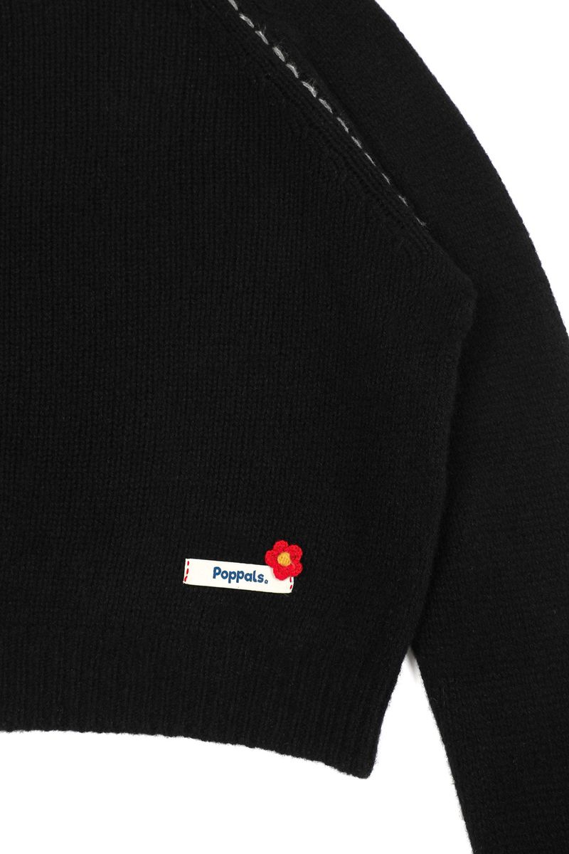 Pals Round Wool Knit [Black]