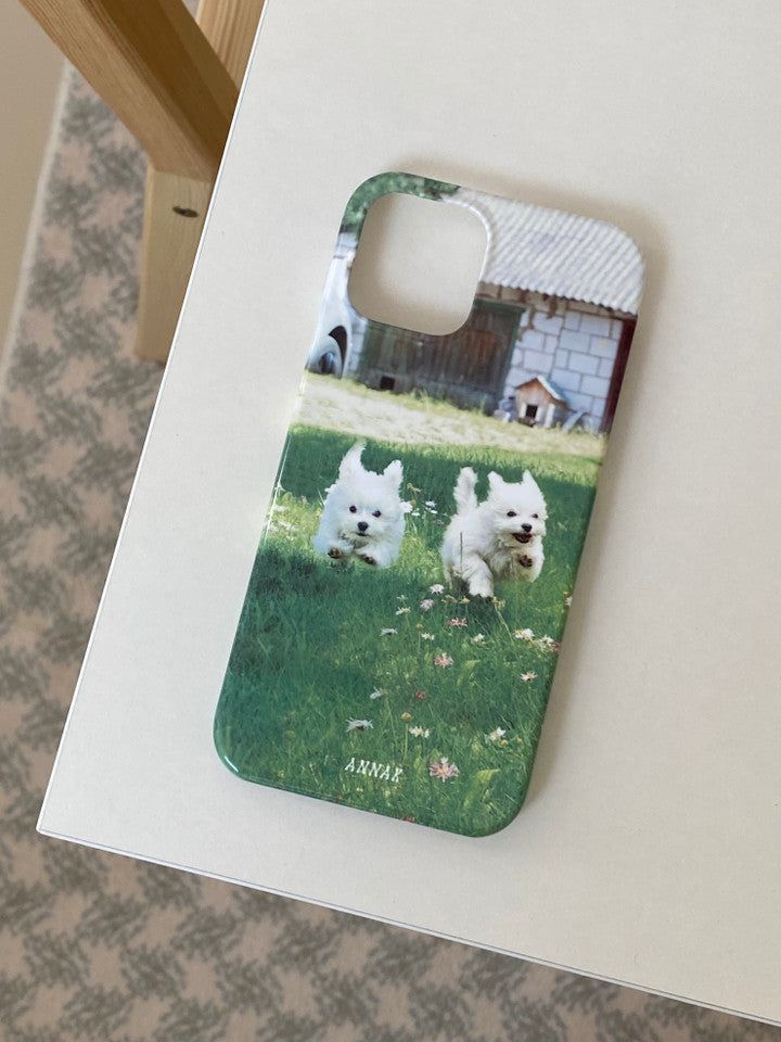 [jogging puppies hard case]