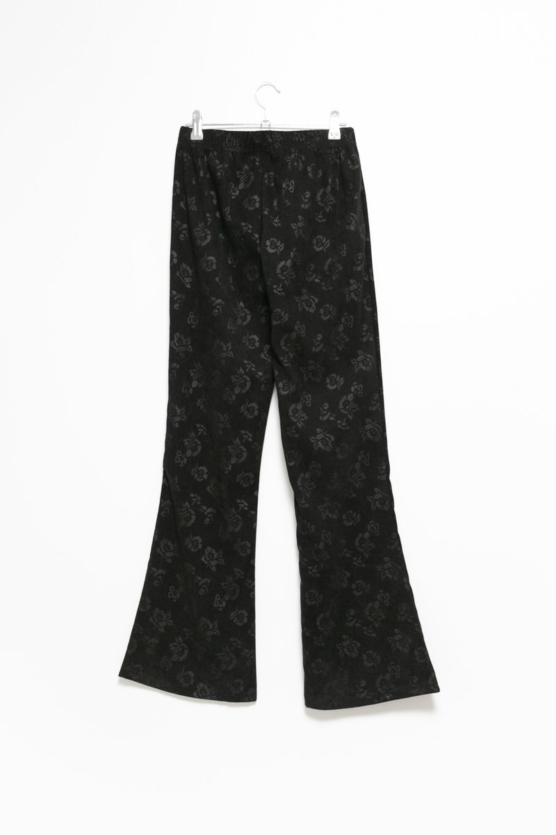 rose slim boot-cut banding pants(2colors)