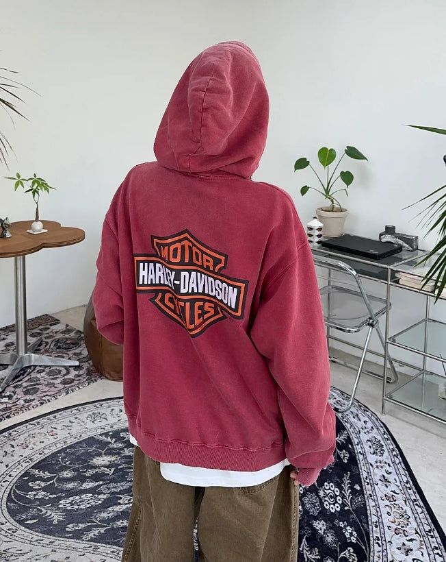 Liner Harley Dyeing Hoodie