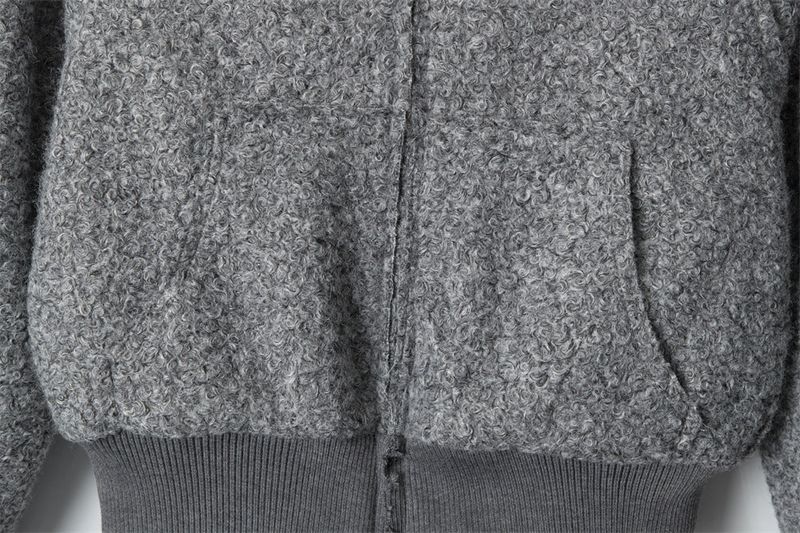 Nate Fur Hooded Short Jumper