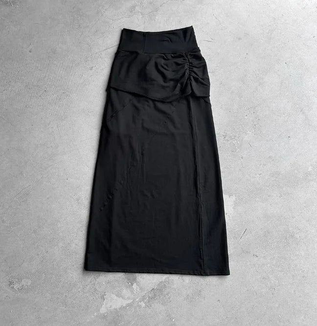 Lucent Layered Long Skirt