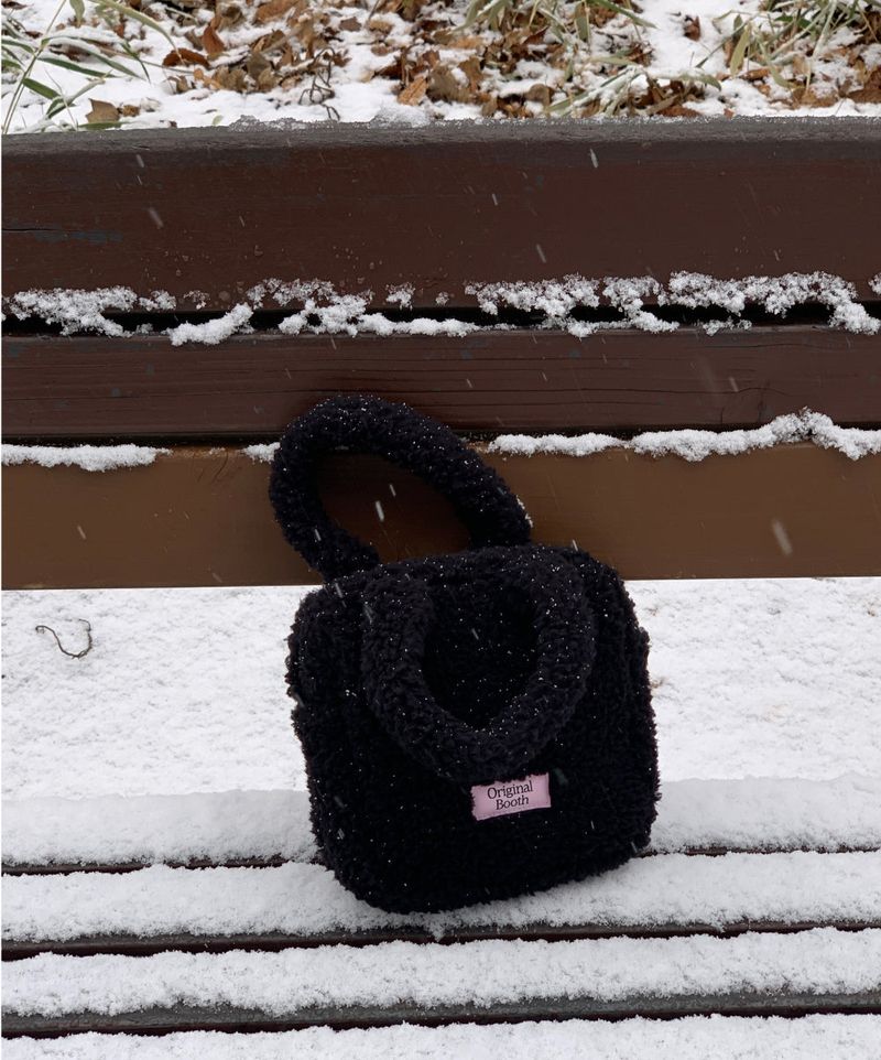 teddy bag black