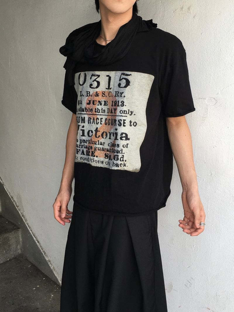 Victoria slub short sleeve T-Shirt 3C