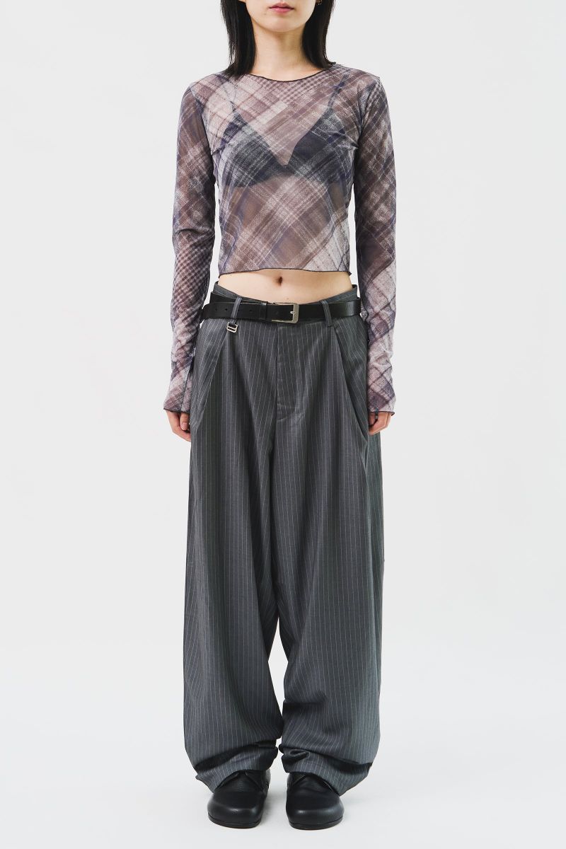 Pan Herringbone Striped Trousers (3color) 