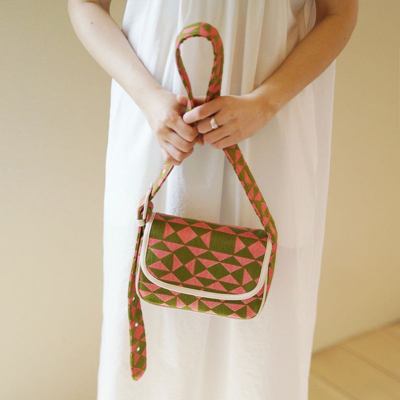 merlot classic bag_khaki pink