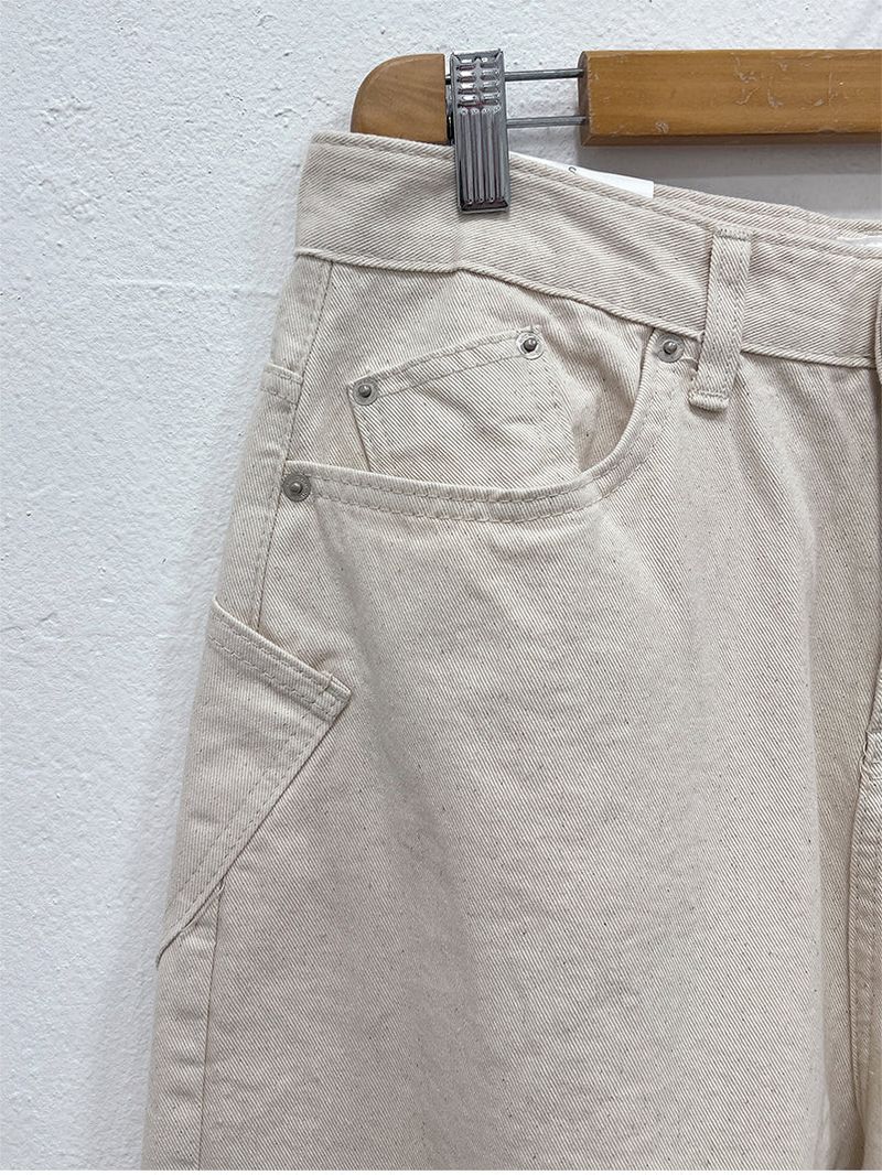 TURN POCKET WIDE COTTON PANTS (2C)