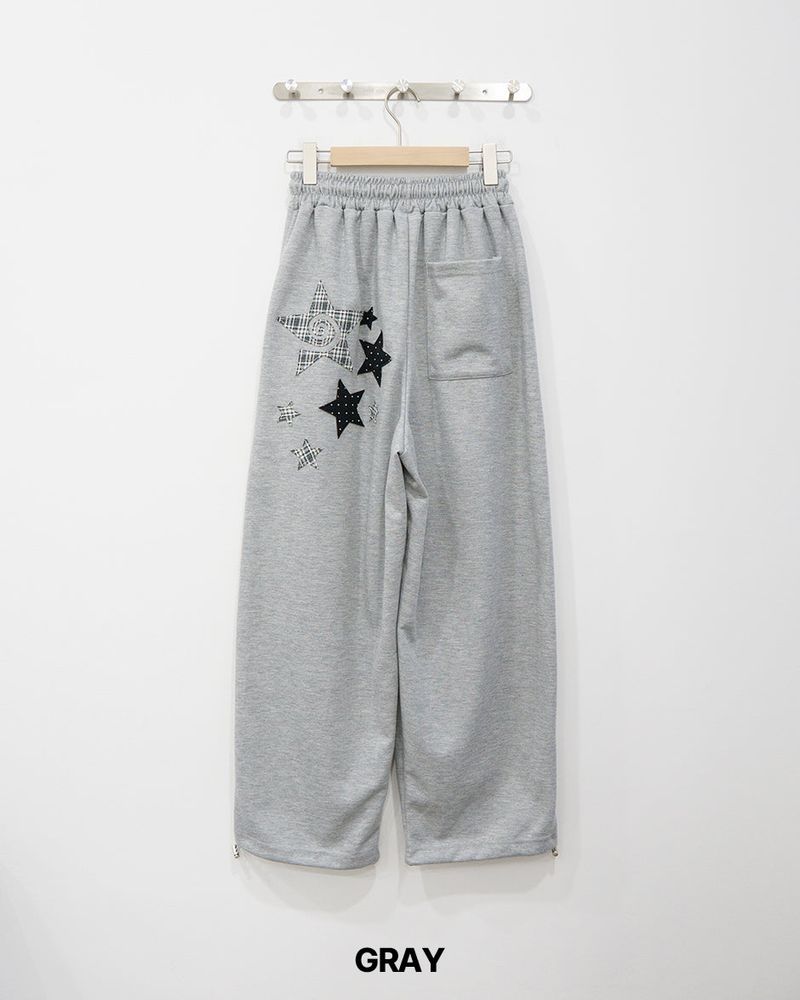 Number Patch Sweatpants