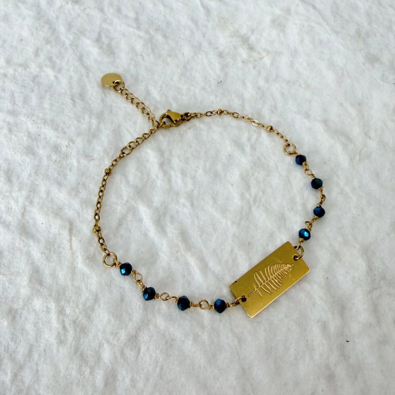 Midnight Tag Bracelet