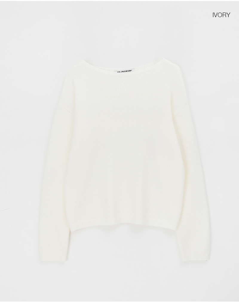 [MADE] Yardry Loose Fit Boat Neck Knit