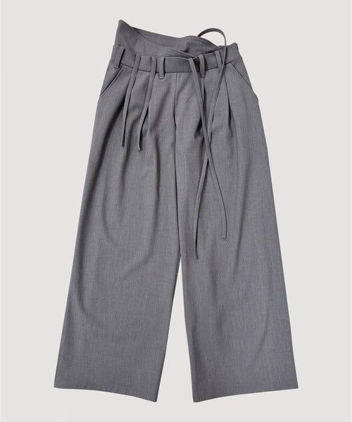 STRING WIDE TROUSERS
