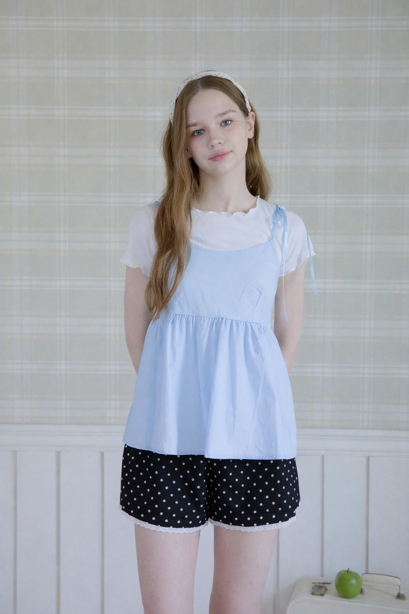 PINK PINEAPPLE(ピンクパイナップル)の「DARLING DOT HALF PANTS(Pants)」