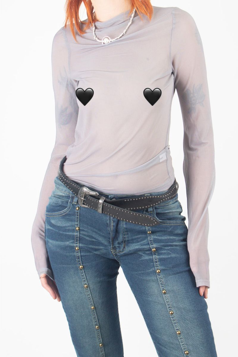 ✦Layered See-through Top