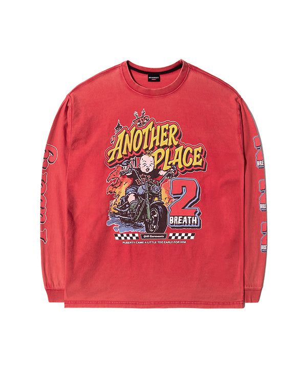RG Another Place Washed Long Sleeve (Red)