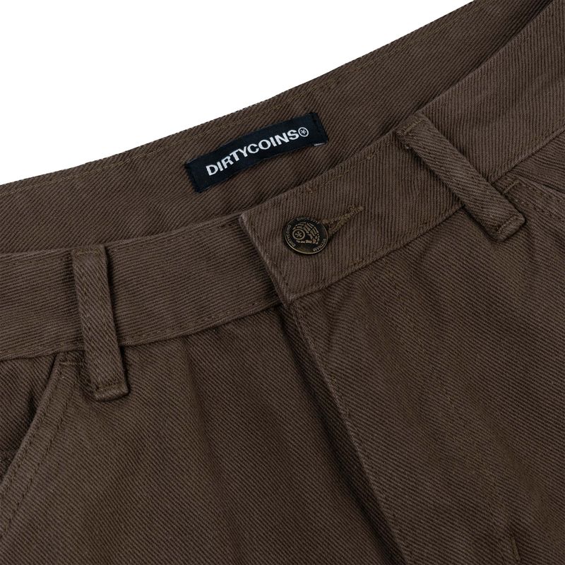 DirtyCoins Big Pounch Cargo Pants - Brown
