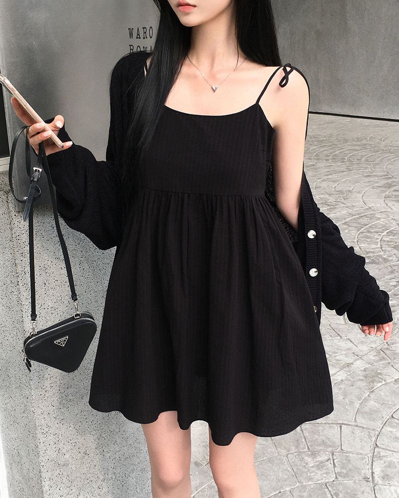 [MADE] Angel, mini strap dress